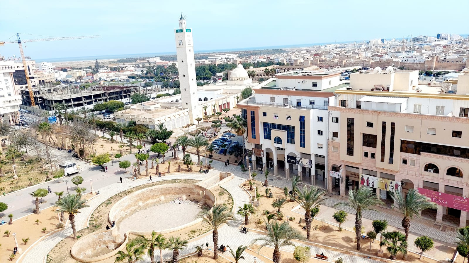 Blick über die Dächer von Sfax